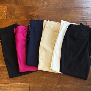 6 PAIRS CHICOS WOMENS PANTS SIZE 1.5 (10-12)